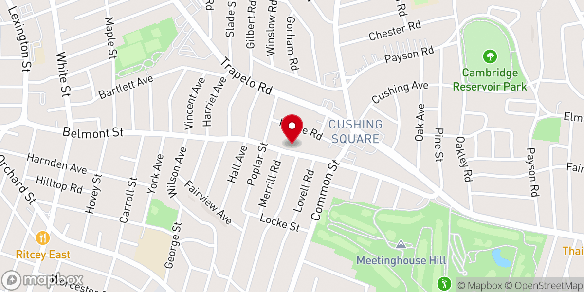 Map showing location of Spring of Life Church