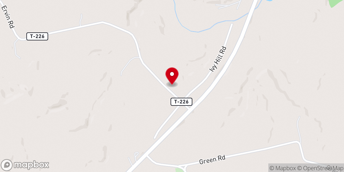 Map showing location of Bible Believers Baptist Church