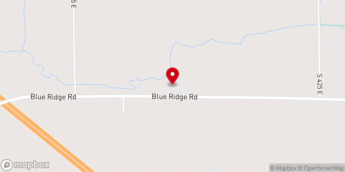 Map showing location of Mt Pisgah Baptist Church