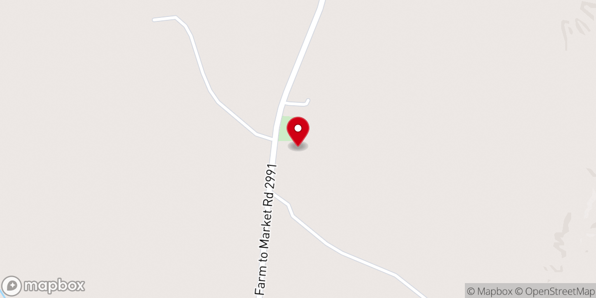 Map showing location of Spears Chapel