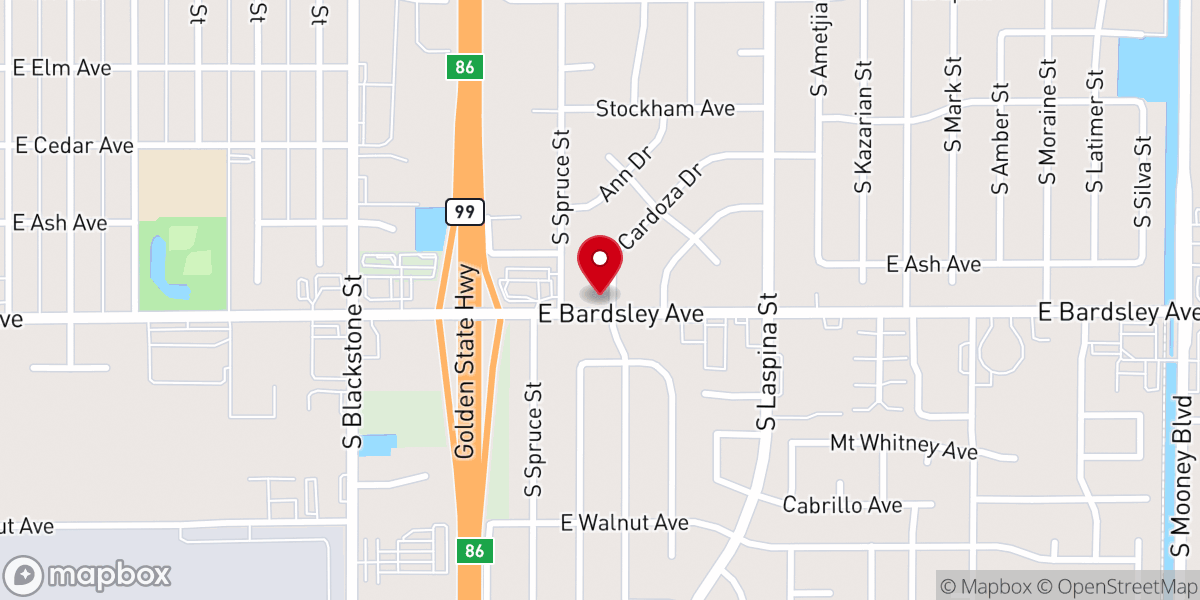 Map showing location of Iglesia Universal