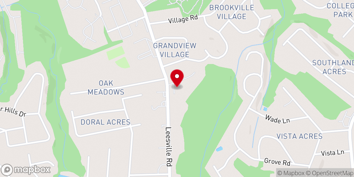 Map showing location of Victory Christian Fellowship