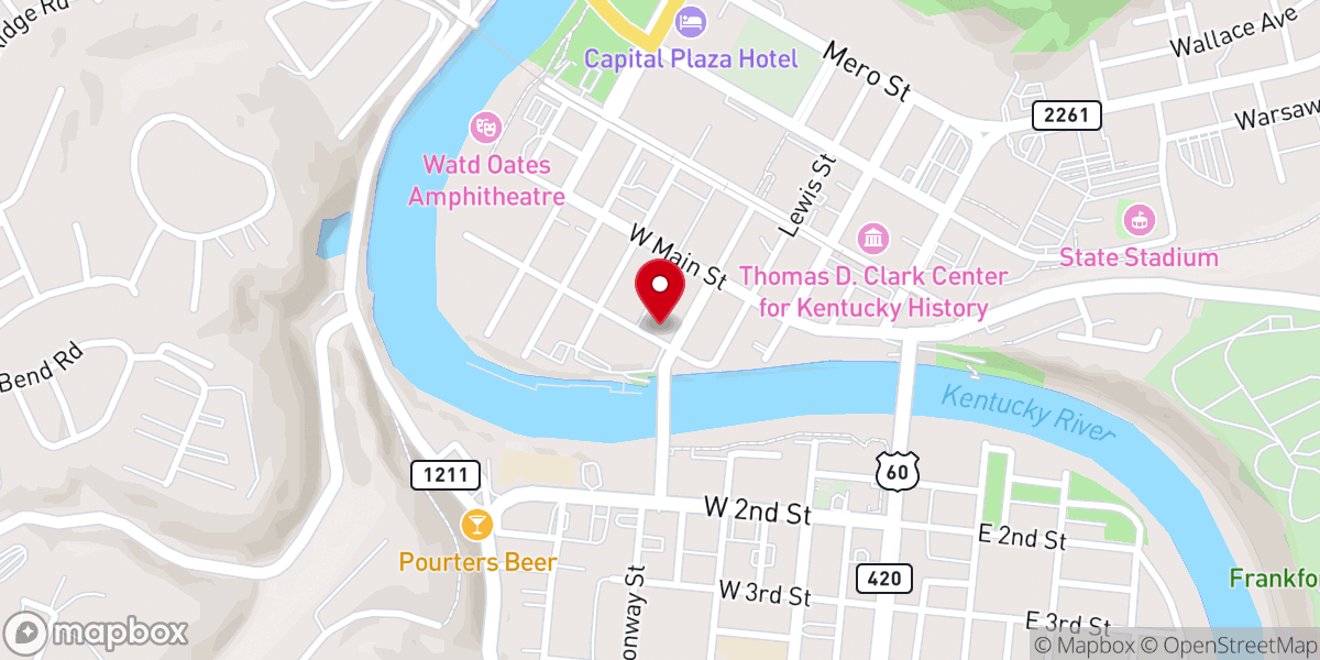 Map showing location of The Elizabeth