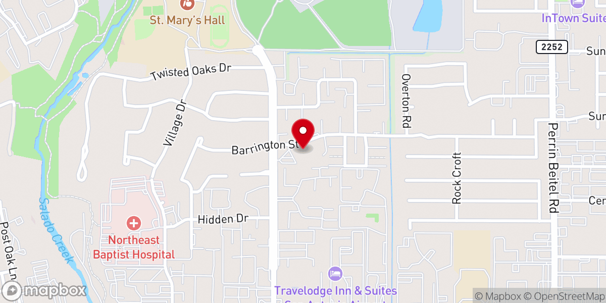 Map showing location of Church of Reconciliation Episcopal Church