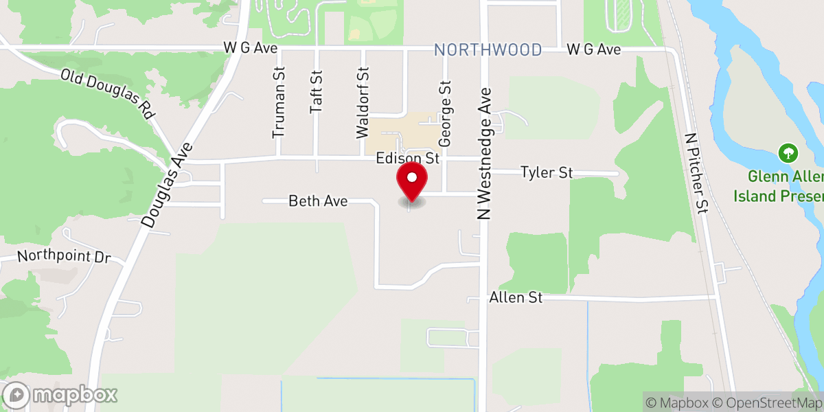 Map showing location of R.C.C.G. Empowerment Center