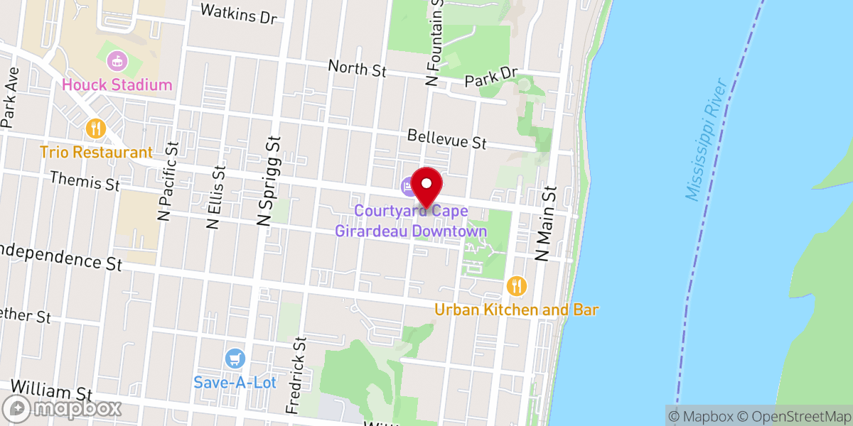 Map showing location of Gateway Church