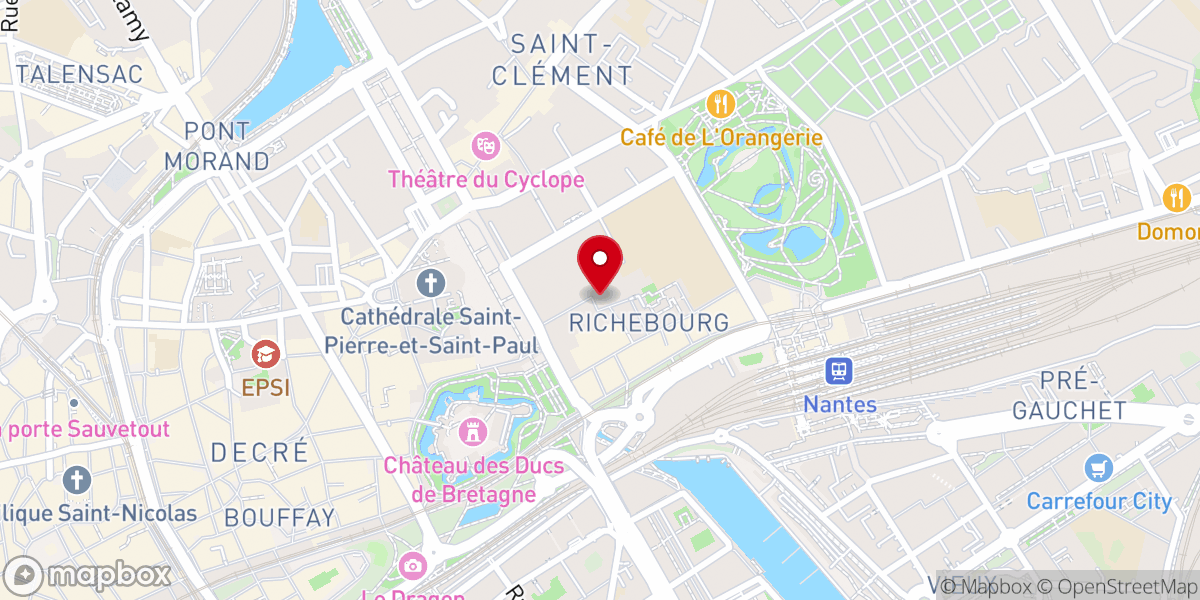 Map showing location of Chapelle Notre-Dame de l'Immaculée Conception
