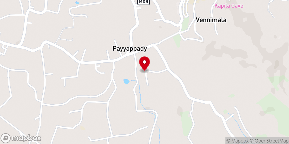 Map showing location of St. Stephen's C.S.I Church Payyappady