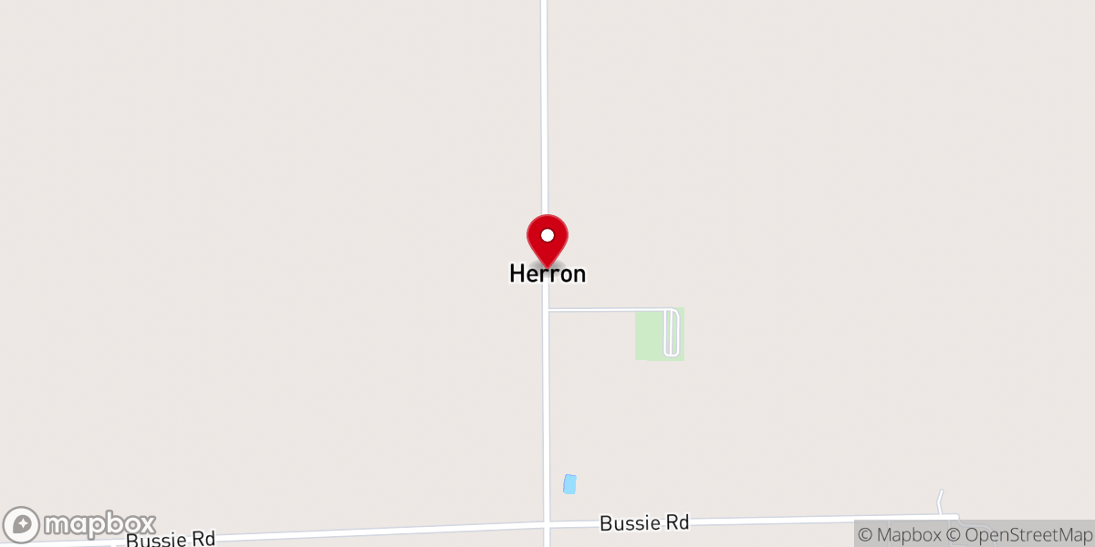 Map showing location of Herron