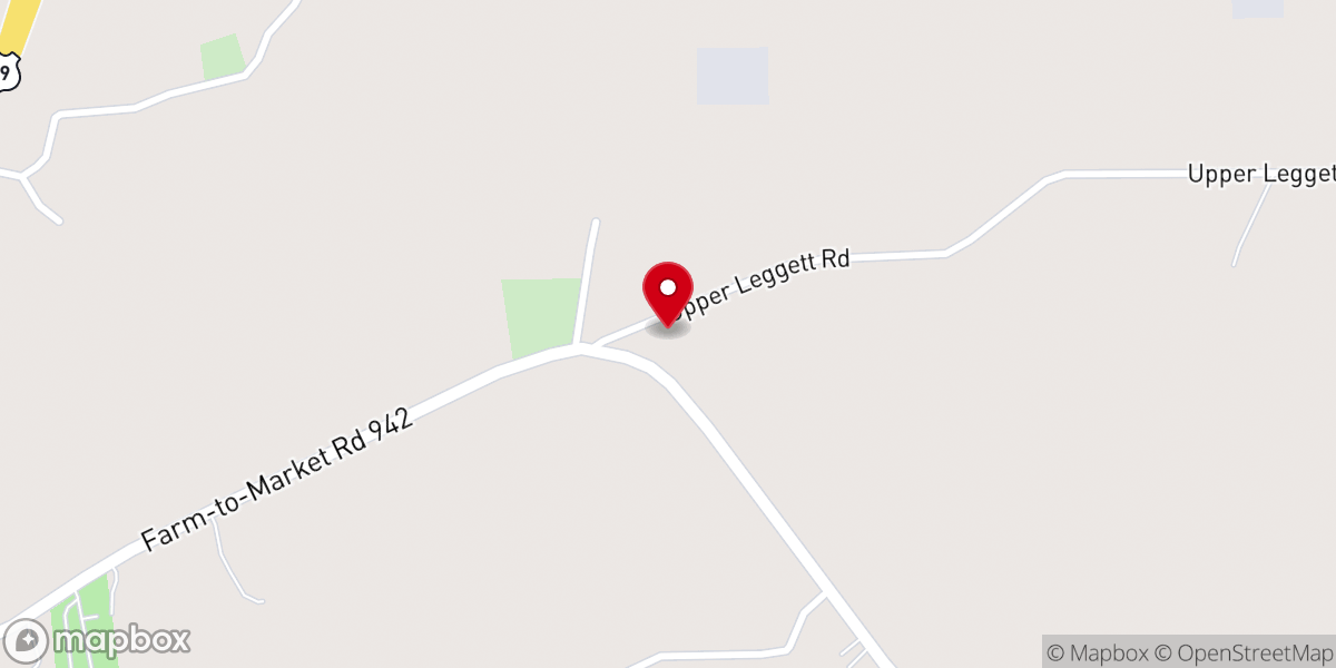 Map showing location of Crossroads Church
