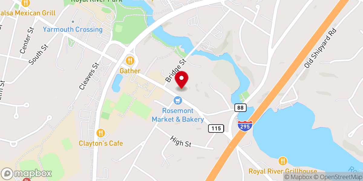 Map showing location of Caring Connection