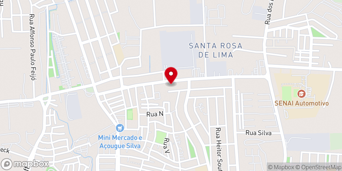 Map showing location of Igreja Batista Filadélfia Nacional