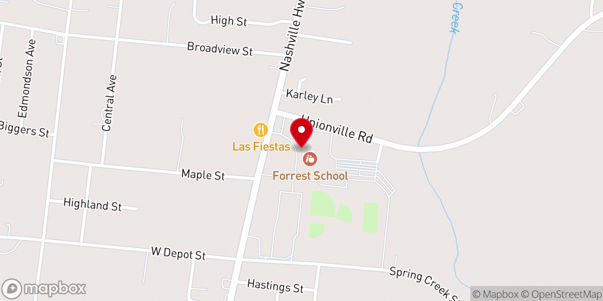 Map showing location of Lions Super Pull