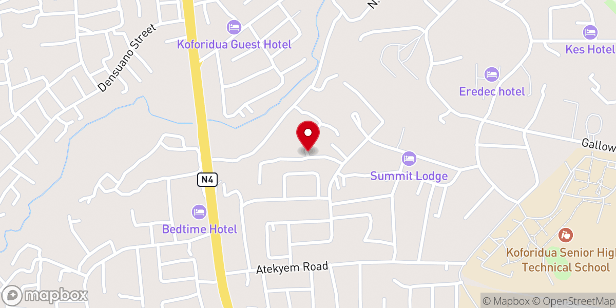 Map showing location of Lighthouse Chapel International