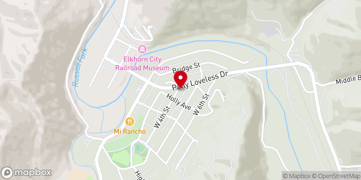 Map showing location of First Church of God