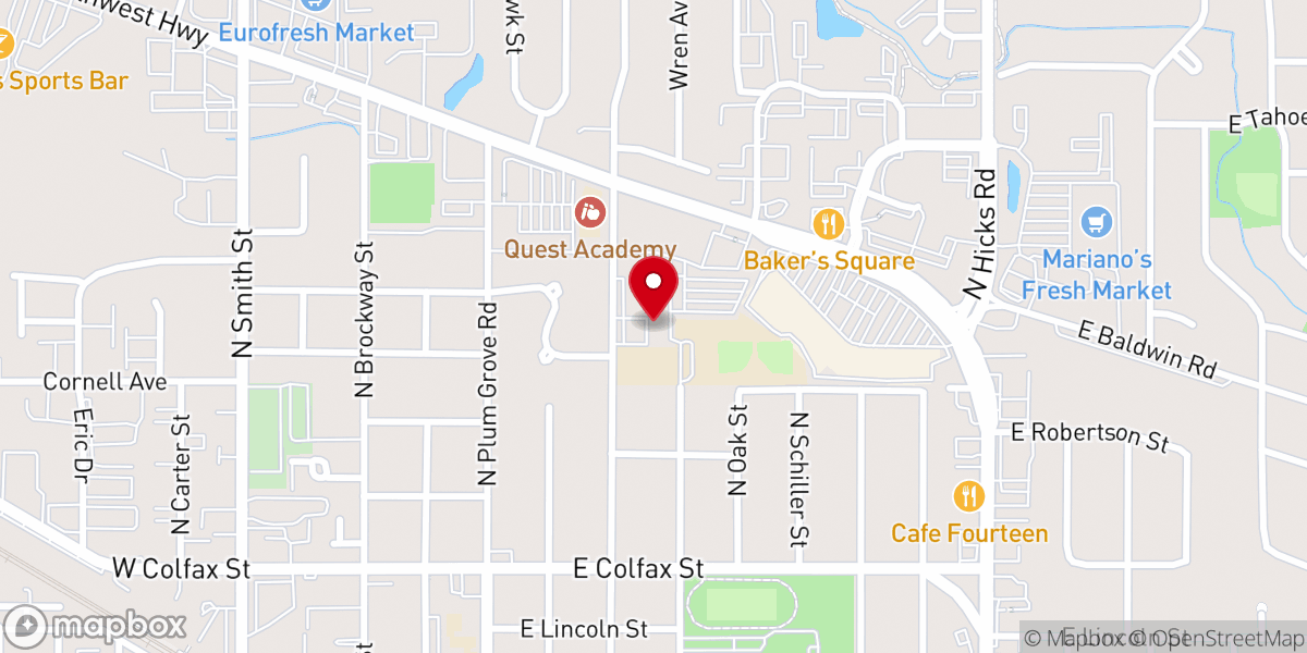 Map showing location of Pauline Pastoral Center
