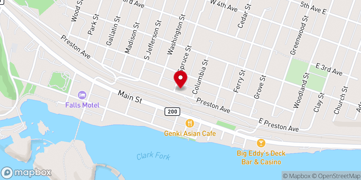 Map showing location of Saint William Catholic Church