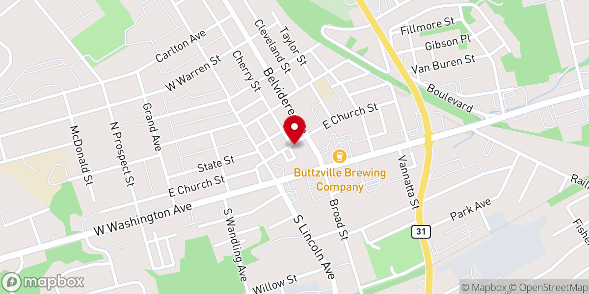 Map showing location of The Village Craft House