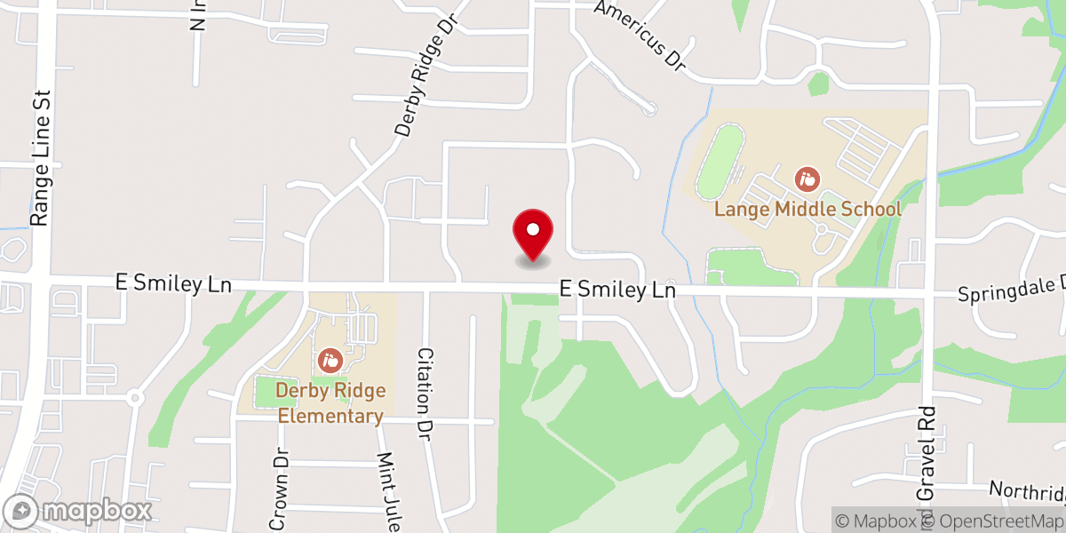 Map showing location of Friendship Missionary Baptist Church