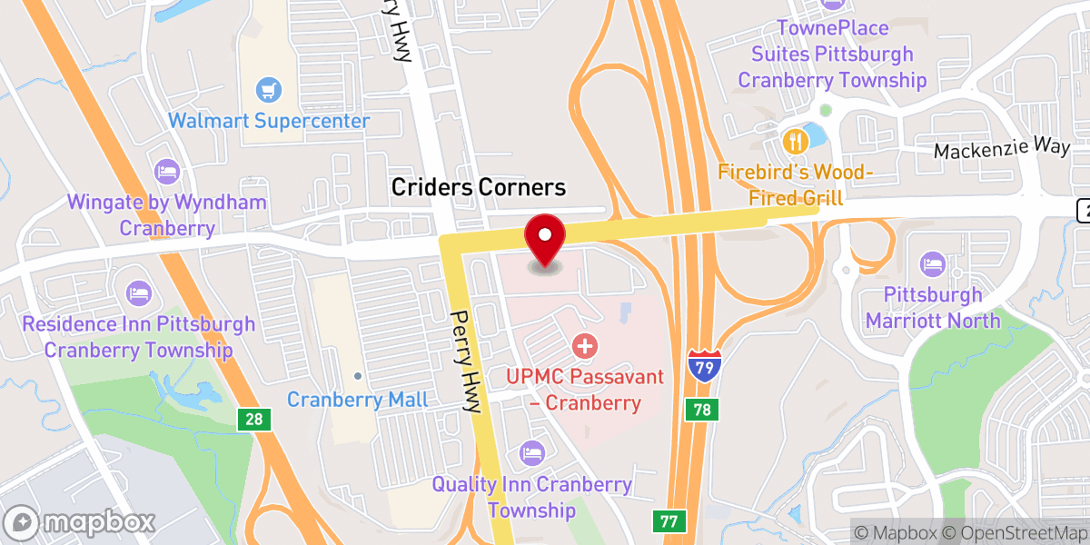 Map showing location of Presbyterian