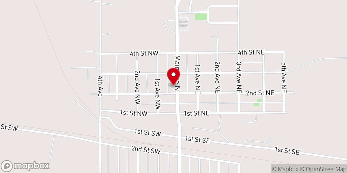 Map showing location of Emanuel Church of Christ