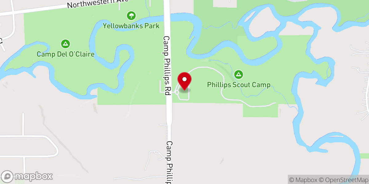 Map showing location of Weston Biblical Baptist Church