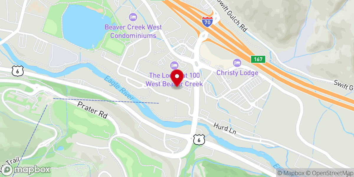 Map showing location of Vail Valley Foundation