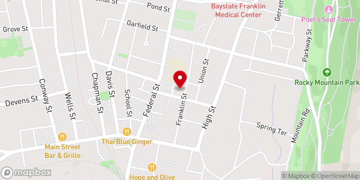 Map showing location of First United Methodist Church