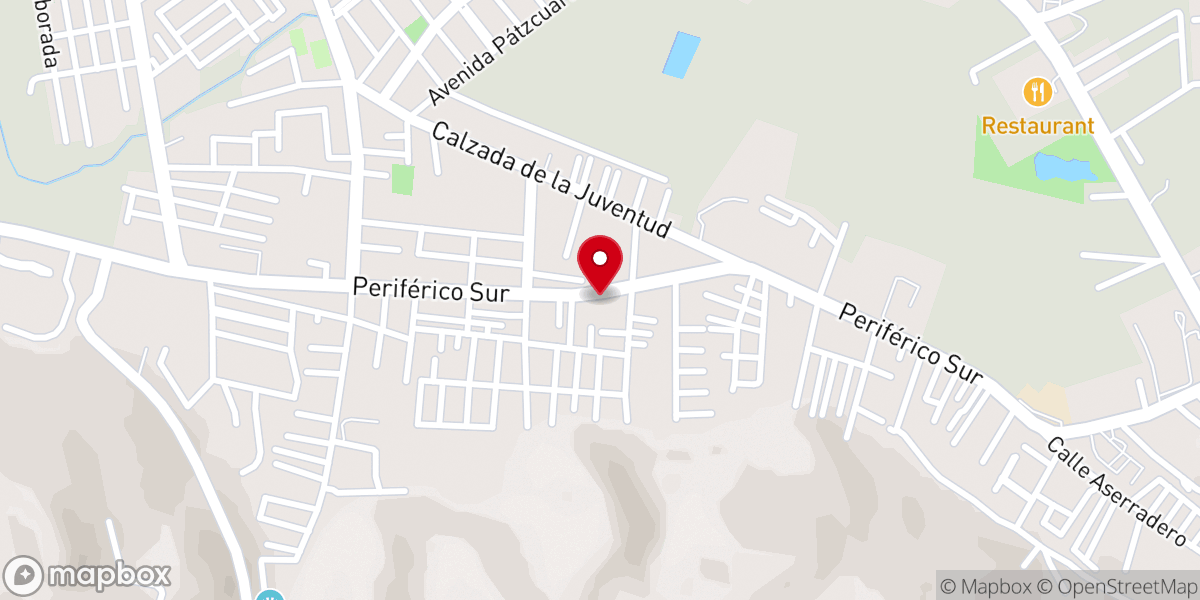 Map showing location of Iglesia Bautista Fundamental Las Carretas