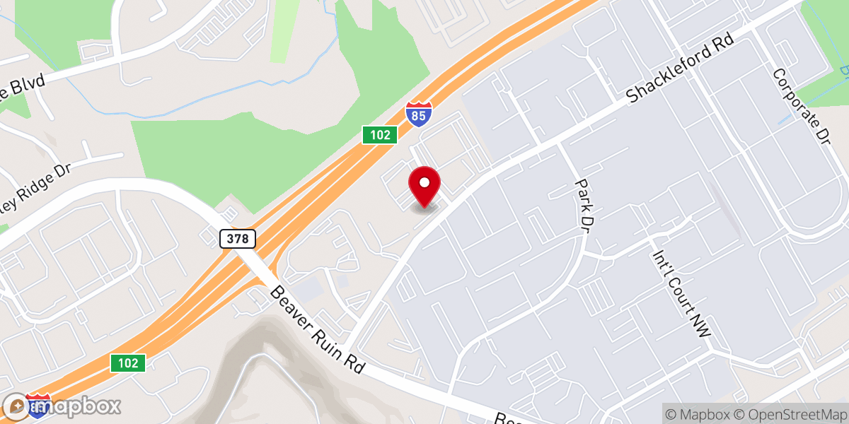Map showing location of Vision Word Church