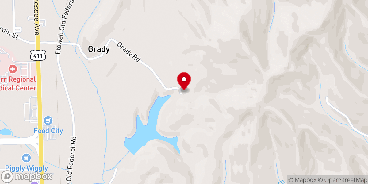 Map showing location of Miracle Lake Inc