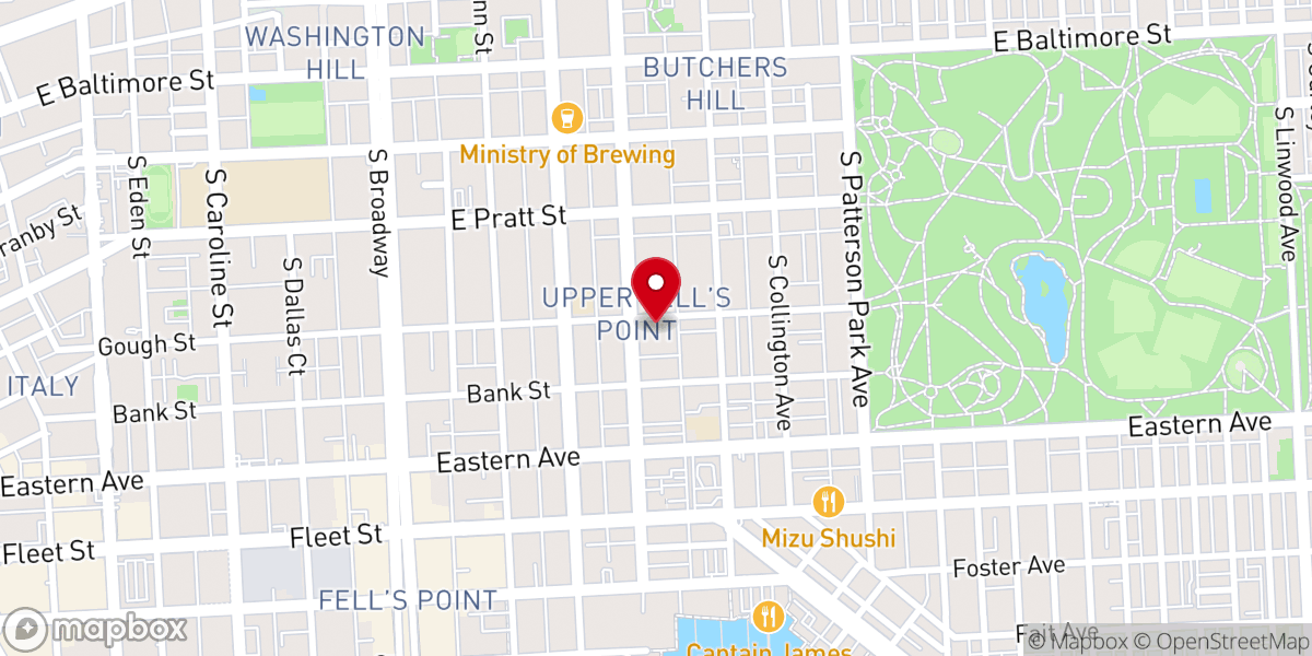 Map showing location of Saint Michael’s Ukrainian Orthodox Church