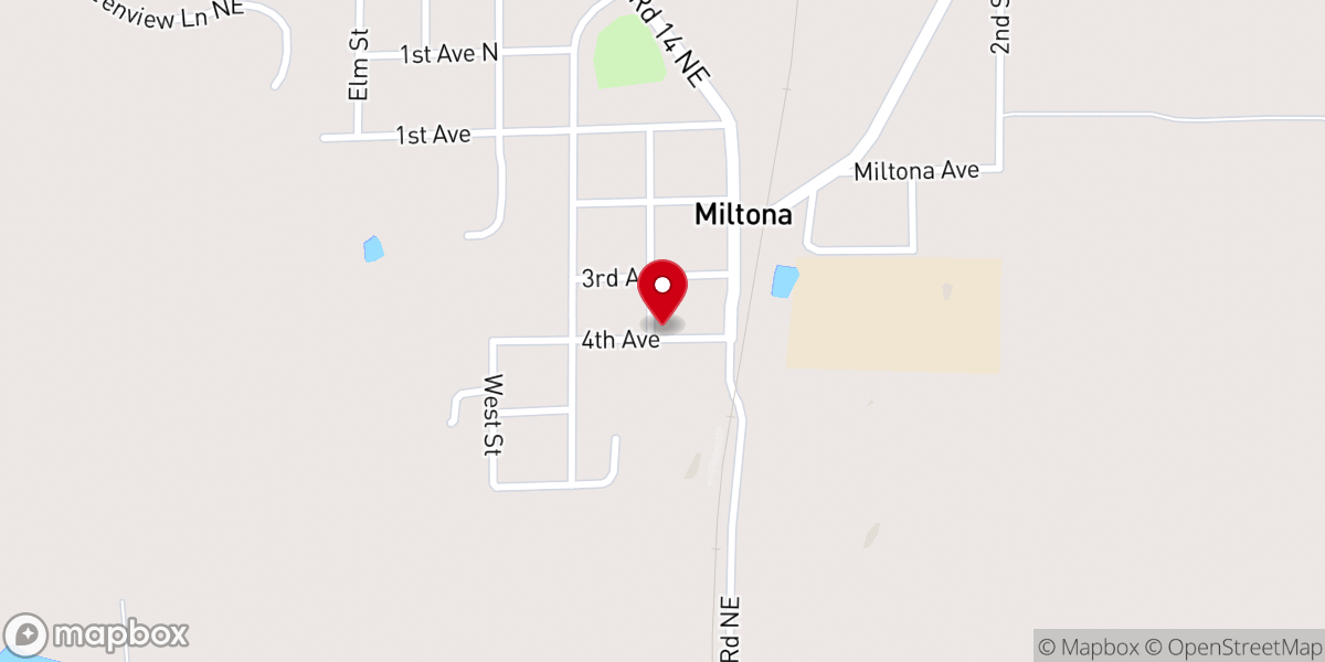 Map showing location of Mt Calvary Church