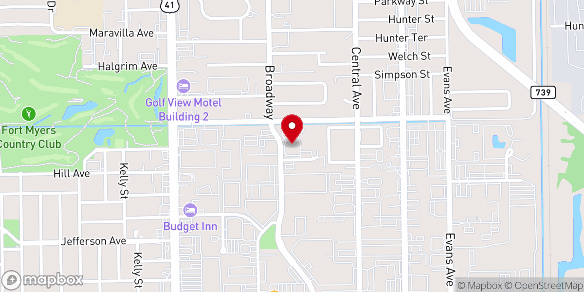 Map showing location of Saint Michael Lutheran Church & School