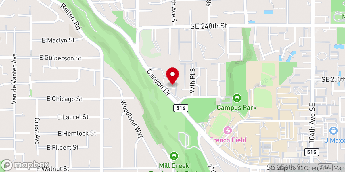 Map showing location of KCC Youth