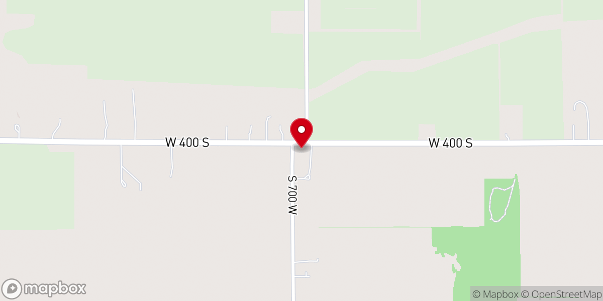 Map showing location of Pikes Peak Church