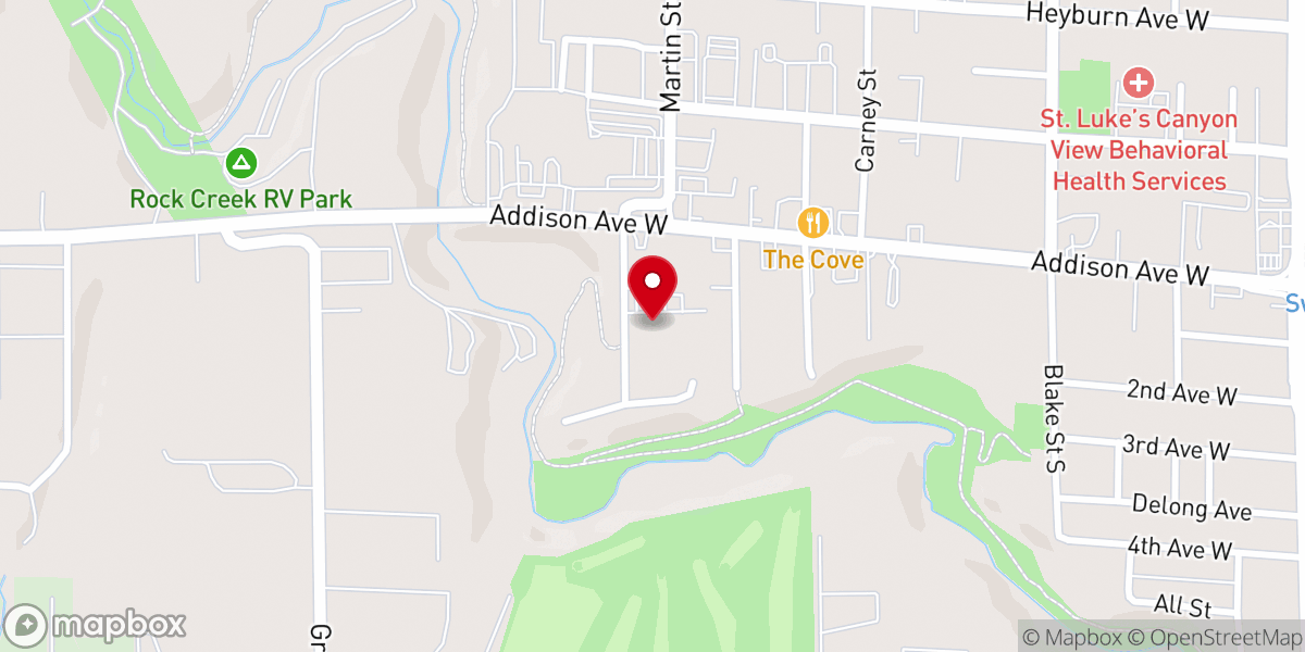 Map showing location of St. Ignatius Orthodox Christian Church