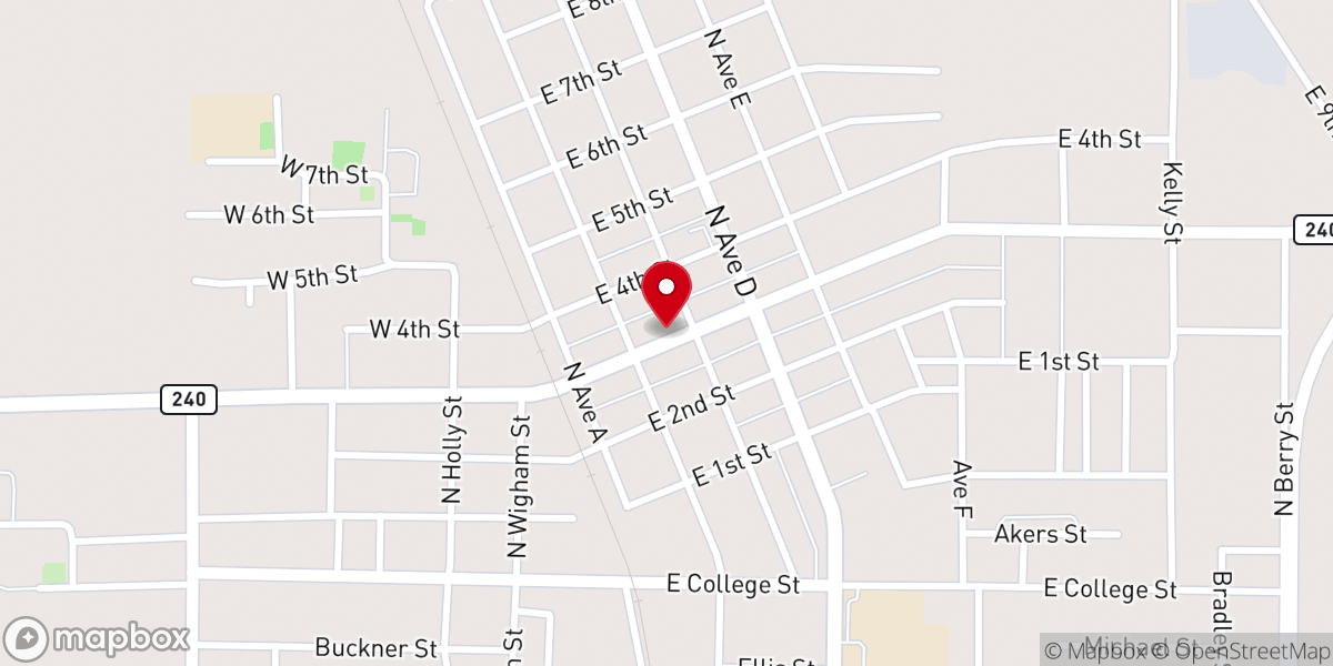 Map showing location of Grace Ministries