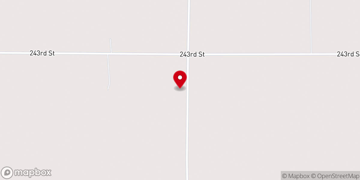 Map showing location of St Peter on the Prairie