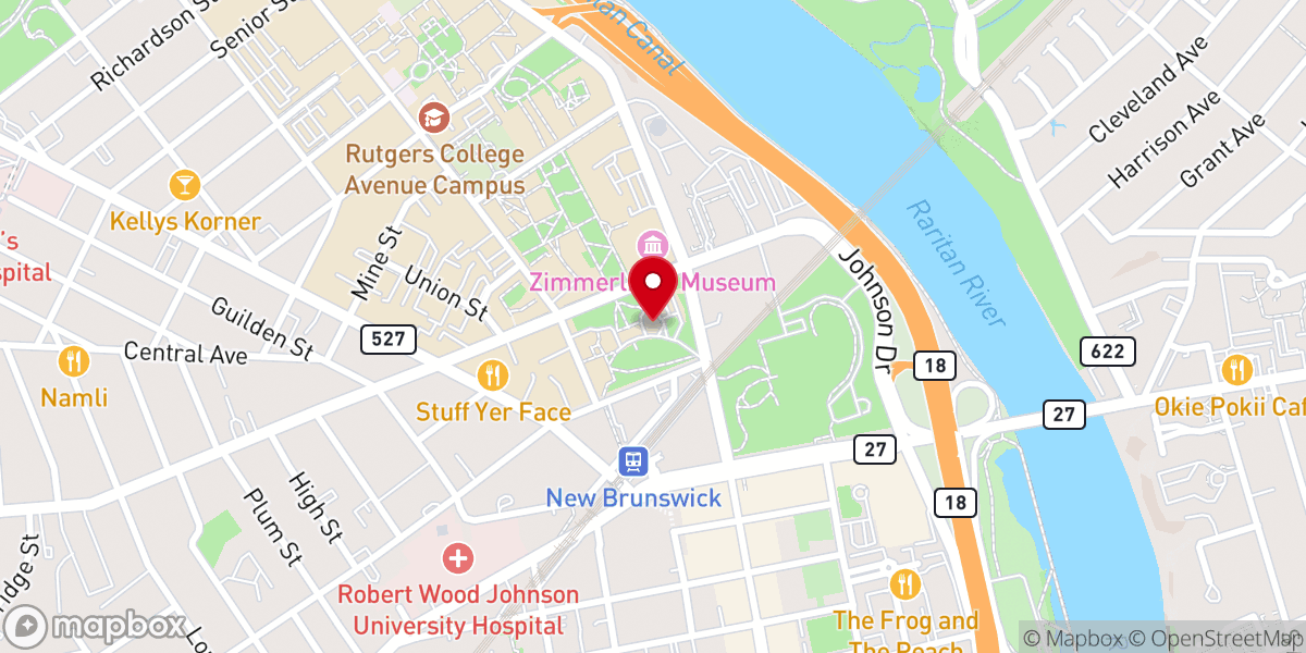 Map showing location of Kirkpatrick Chapel