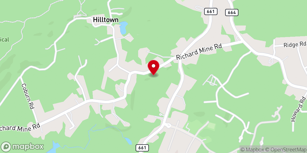 Map showing location of Calvary Chapel Morris Hills