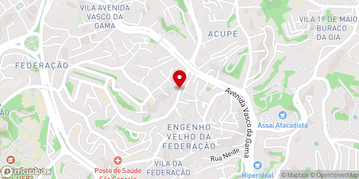 Map showing location of IGREJA PENTECOSTAL METABEREL ENTRE AS NAÇÕES