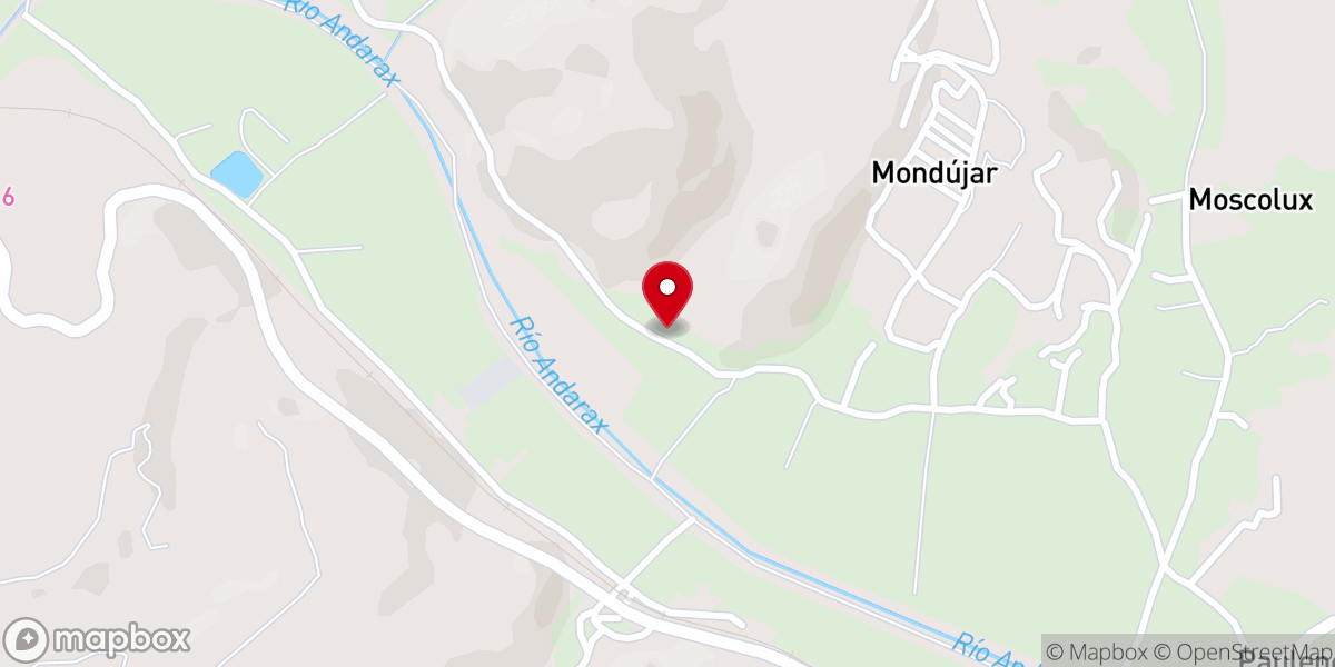 Map showing location of Ermita mudéjar de Mondújar
