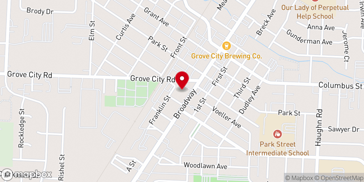 Map showing location of Faith Believing Word Church