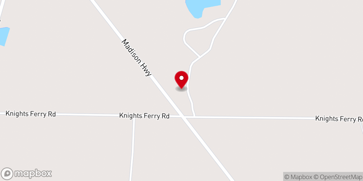 Map showing location of Pineview Community Church