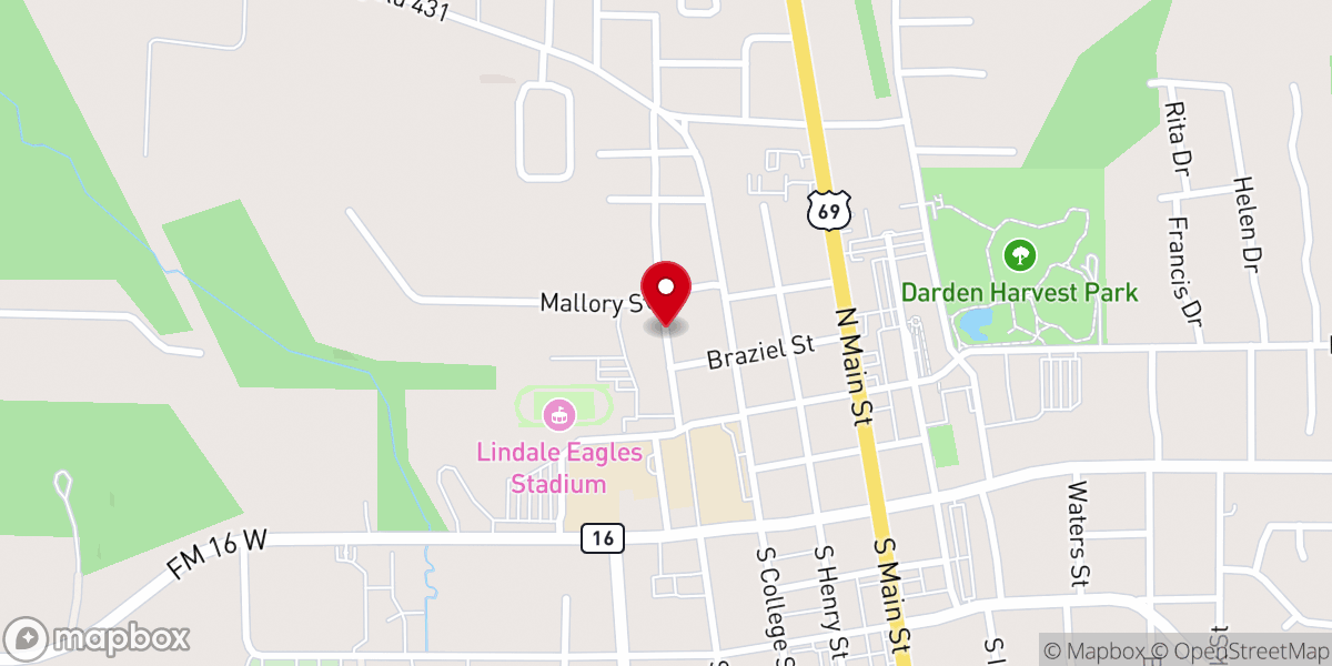 Map showing location of Church of Christ Swan