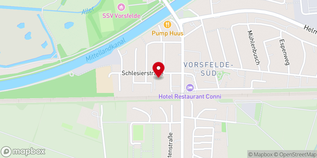 Map showing location of Ev. Pfarramt Johannes Kirche