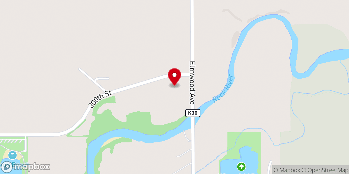 Map showing location of Rock Valley United Reformed Church