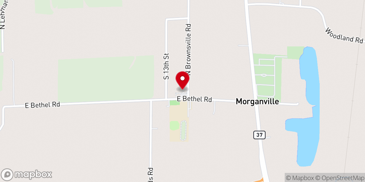Map showing location of BETHEL BAPTIST CHURCH