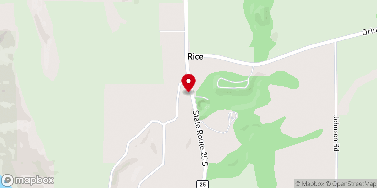 Map showing location of Victory Baptist church